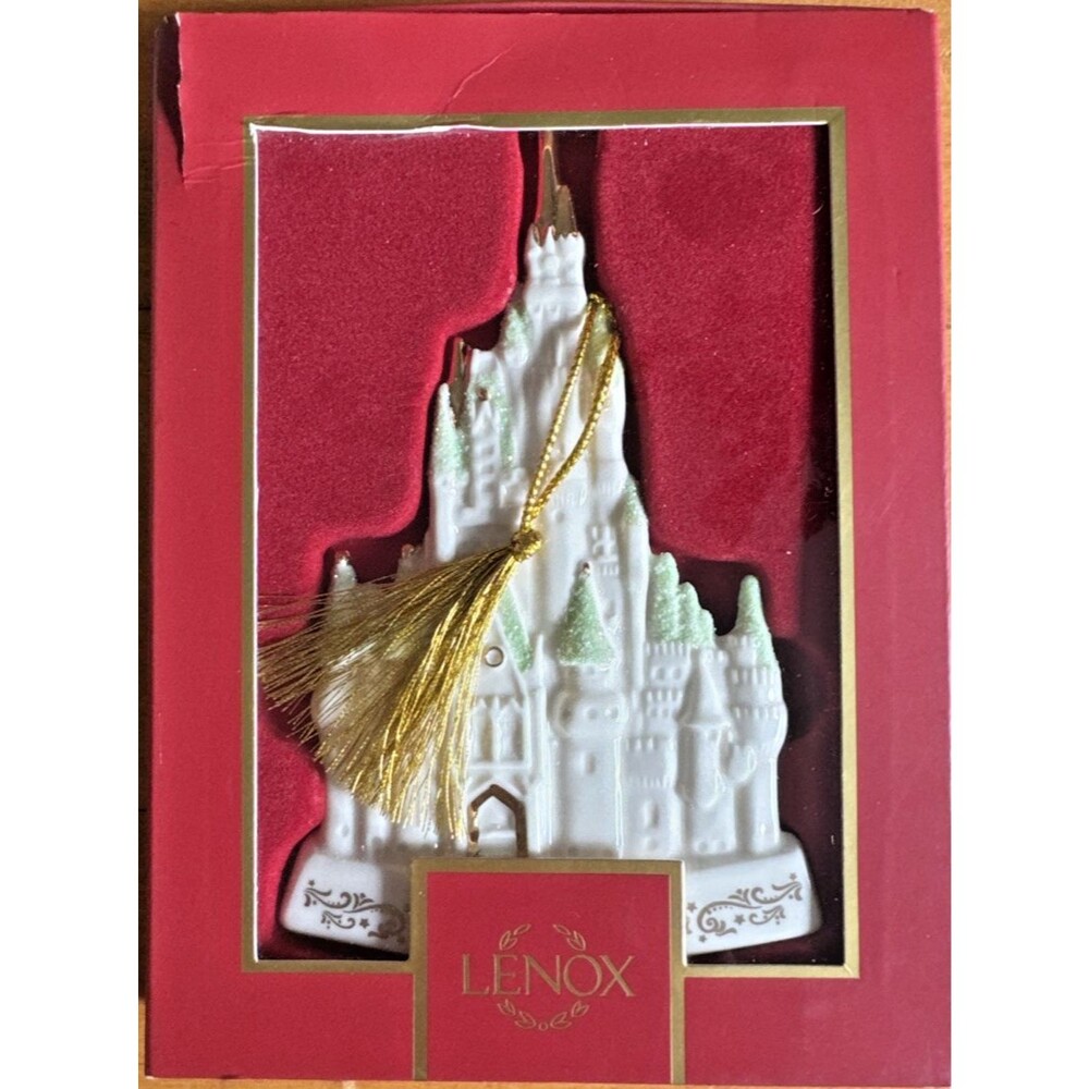 Lenox Disney Showcase Cinderella Castle Ornament 5.4" NIB - Picture 1 of 11